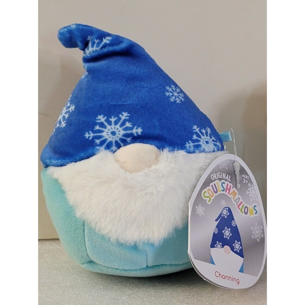 Squishmallows Channing the Gnome 4.5" Snowflake Christmas Holiday Winter NWT